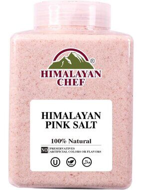 Natural Pink Himalayan Salt Fine Grain - 5 lbs, Kosher, Non-GMO, Mineral-Rich